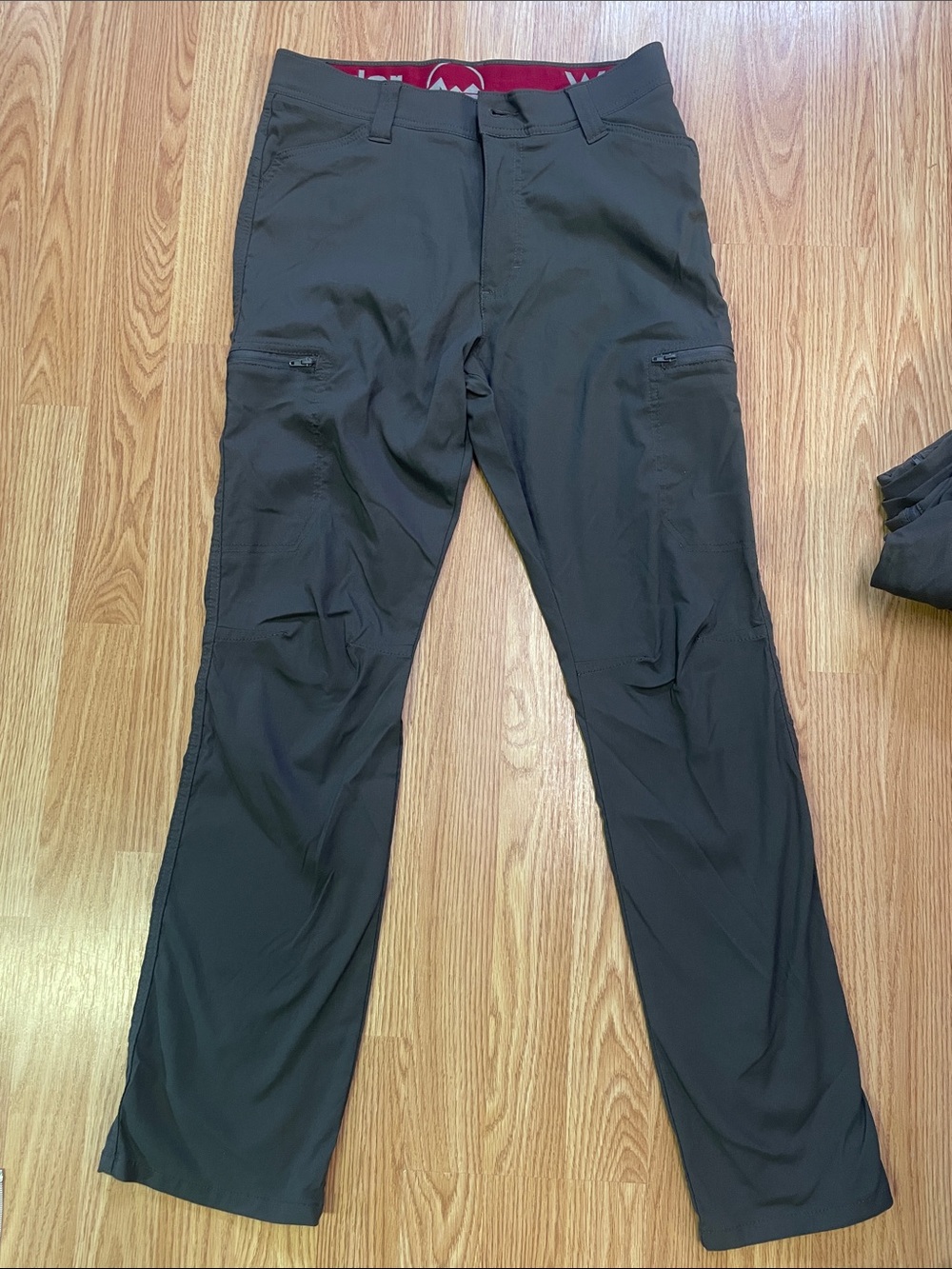 Wrangler Men's Dark Gray Cargo Performance Pants